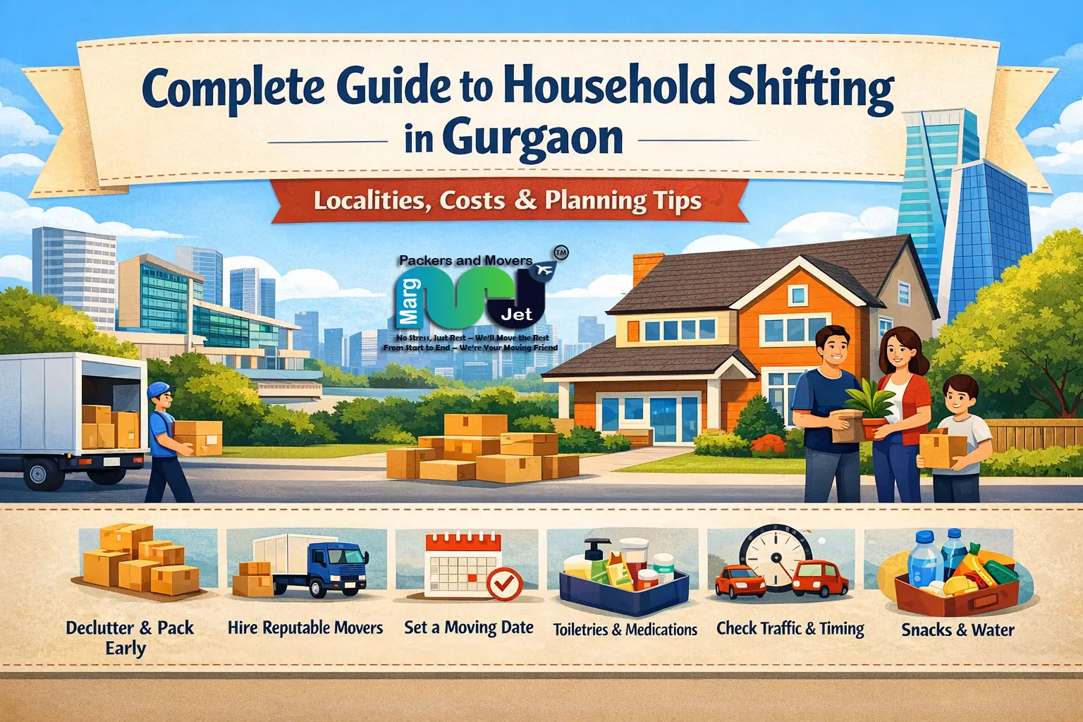 Complete Guide to Household Shifting in Gurgaon: Localities, Costs & Planning Tips