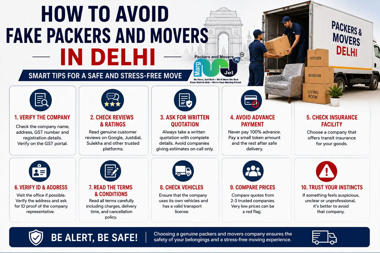 How to Avoid Fake Packers and Movers in Delhi