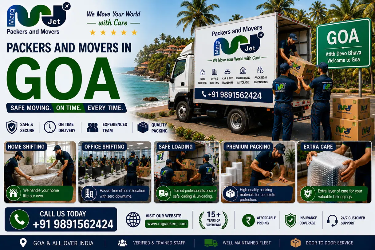 Marg jet Packers and Movers - Packers and Movers in Goa