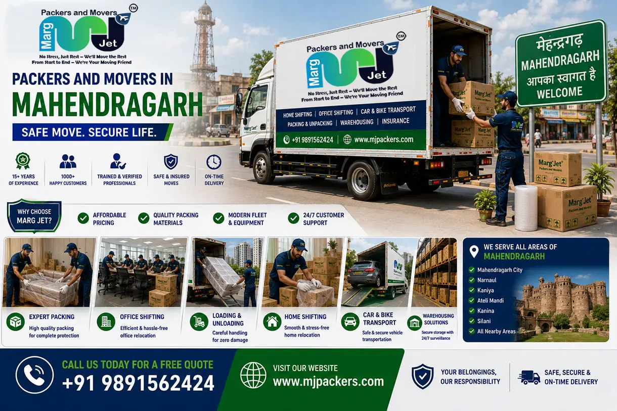 Packers and Movers in Mahendragarh